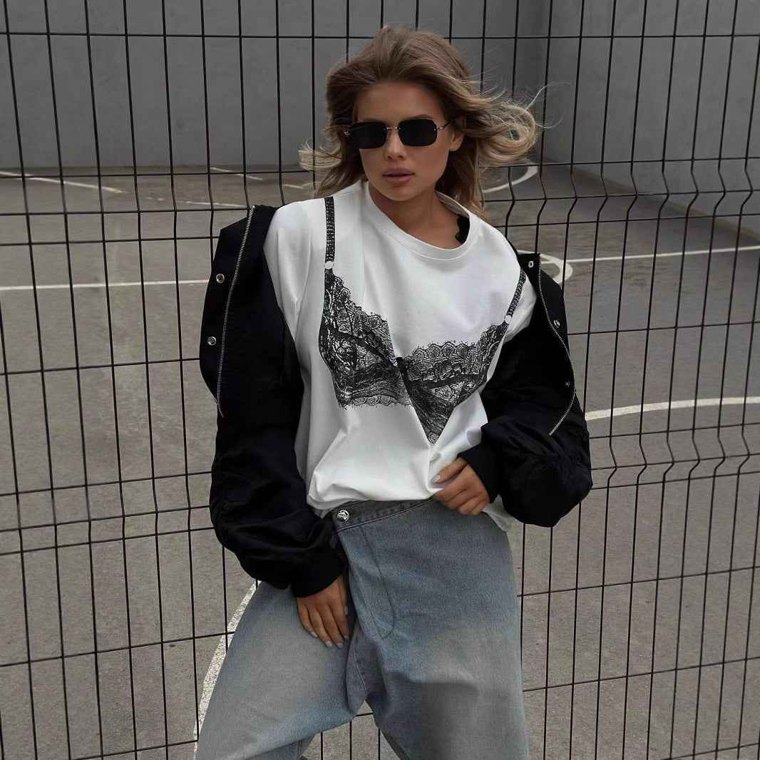Women's Pure Cotton Short-sleeve T-shirt Top