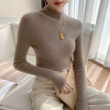 Half Turtleneck Cashmere Slim Top Sweaters Bottoming Shirt