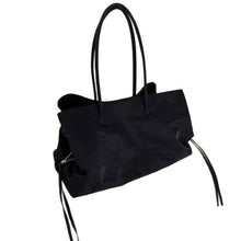 Black Minimalist High-capacity Tote Bag