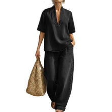 Women's Casual Retro Denim Pants Set