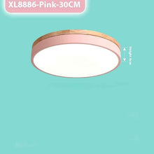 Macaron Round Bedroom Simple Study Living Room Ceiling Lamp