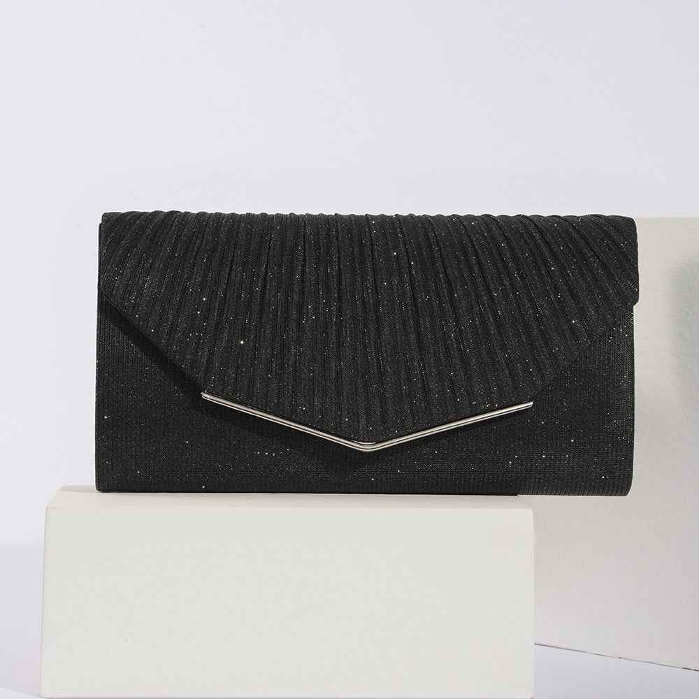 Vintage Womens Evening Clutch With Flap Pillow Bag Socialite Party Banquet Tote