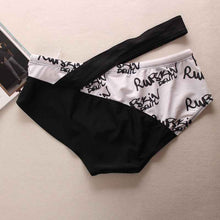 Personality tide men's swimming trunks low waist sexy swimming trunks sports fashion men's swimming trunks triangle swim trunks