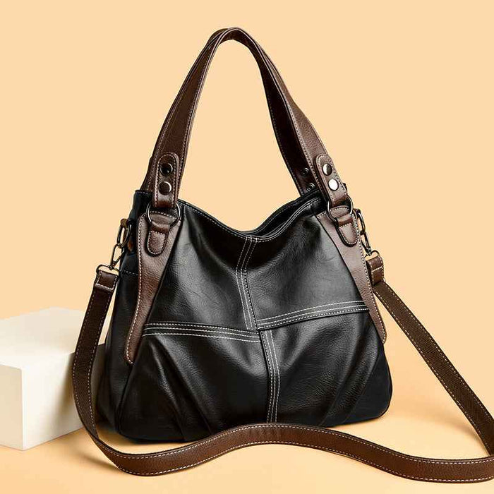 Womens Stylish Versatile Tote And Crossbody Bag