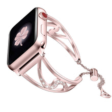 S-shaped metal stainless steel watch strap by Mirlaine Univers