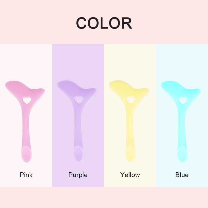 Silicone Eyeliner Stencil Wing Tip Mascara Drawing Lipstick Aid Face Cream Applicator For Beginners Makeup Tool Eyeliner Stencils Silicone Winged Tip Eyeliner Aid Eyebrow Pencil Stencil Reusable