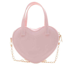 Fashionable Jelly Heart Mini Shoulder Crossbody Bag For Women