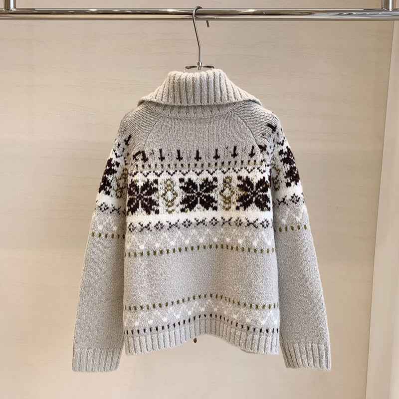 Womens V-neck Knitted Cardigan Sweater Jacket