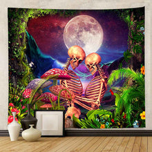 UV Lamp Printed Fluorescent Tapestry For European And American Parties