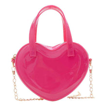 Fashionable Jelly Heart Mini Shoulder Crossbody Bag For Women
