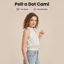 Women's Summer New French Style Elegant Fashion Suitable For Commuting Polka Dot Chiffon Sleeveless Halter Neck Short Shirt Top