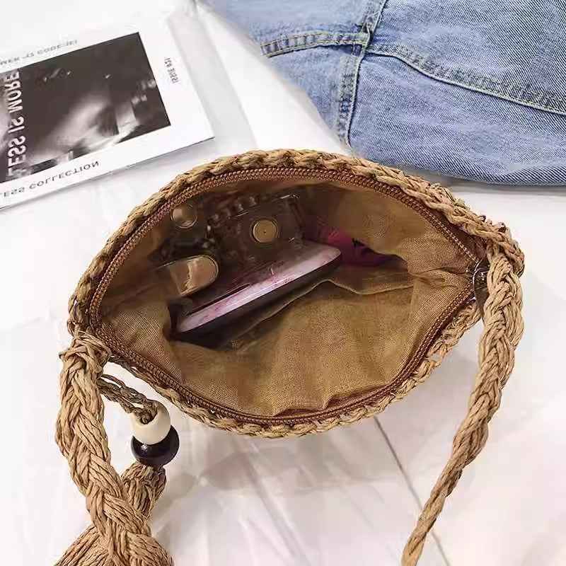 Handwoven Small Square Bag Shoulder Bagcute And Compact, Perfect For Everyday Wear