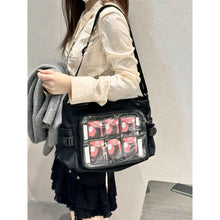 Everyday Versatile Transparent Single-shoulder Canvas Bag