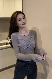 Fake Two Sweaters With Tops And Sweaters Inside