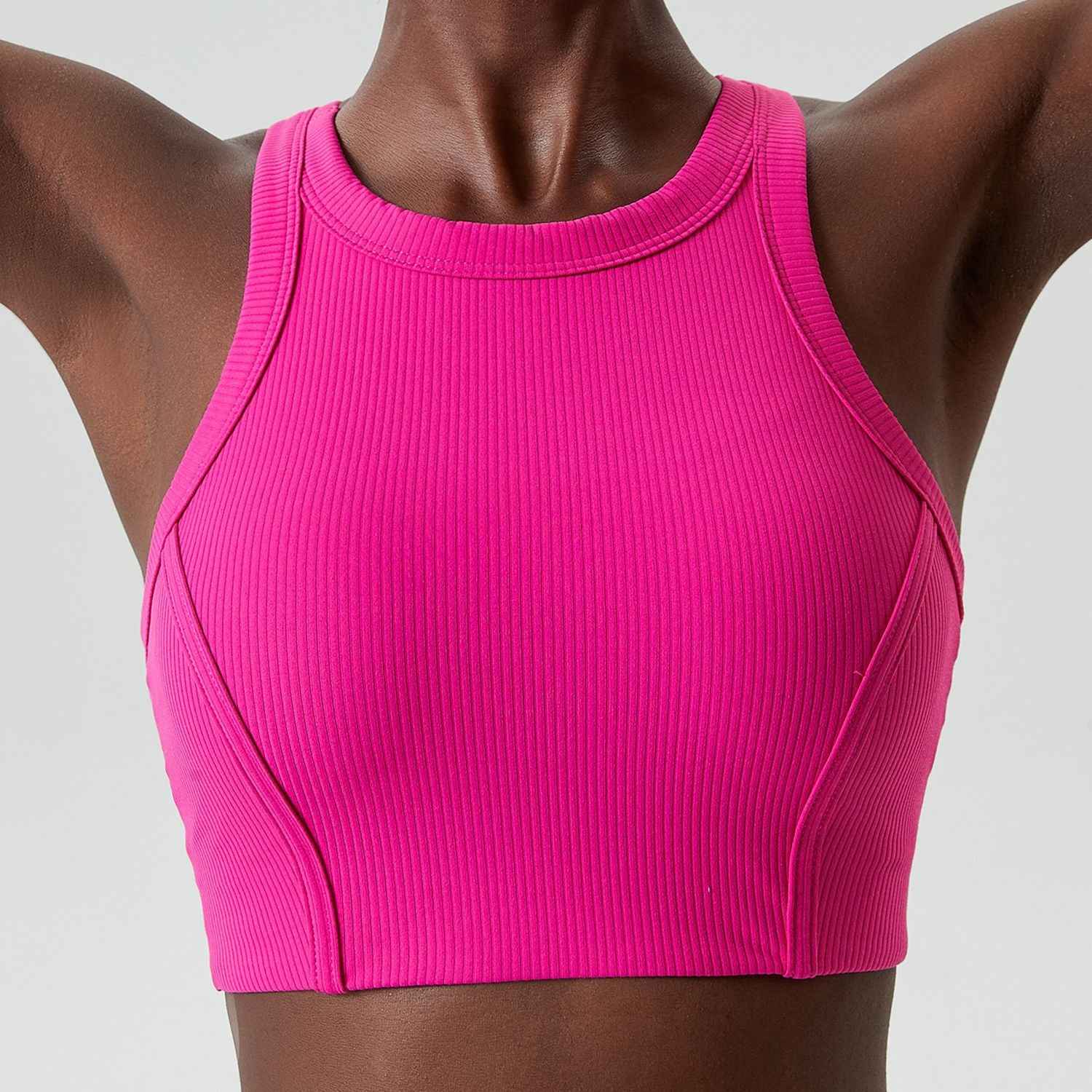 Sports Underwear Long Yoga Vest Breast Holding Fitness Running Bra