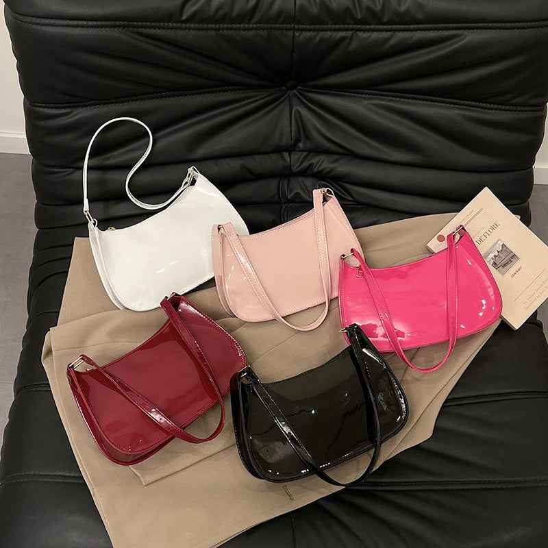 Womens Retro Simple Versatile Tote Bag