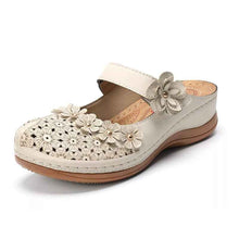 Summer Vintage flowers Wedge Women Sandals