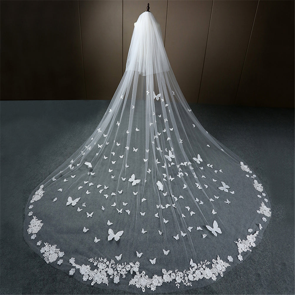 Starry Sky Veil Bridal Wedding Dress by Mirlaine Univers
