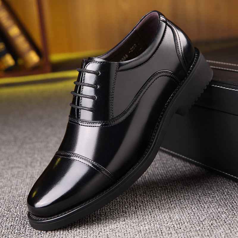 Black Business Formal Men's Leather Shoes