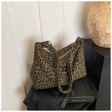 Large Capacity Leopard-Print Shoulder Crossbody Bag