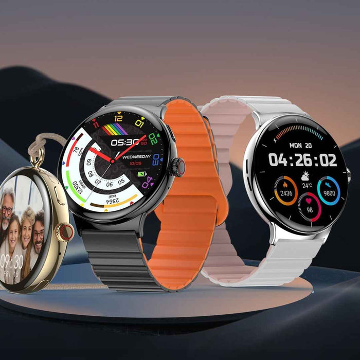 Montre intelligente Lanyard Montre de poche Appel Bluetooth