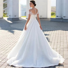 Off-shoulder Light Wedding Dress Bridal Main Yarn Lace Wedding Veil Small Trailing by Mirlaine Univers