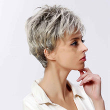New short hair flower white hair set