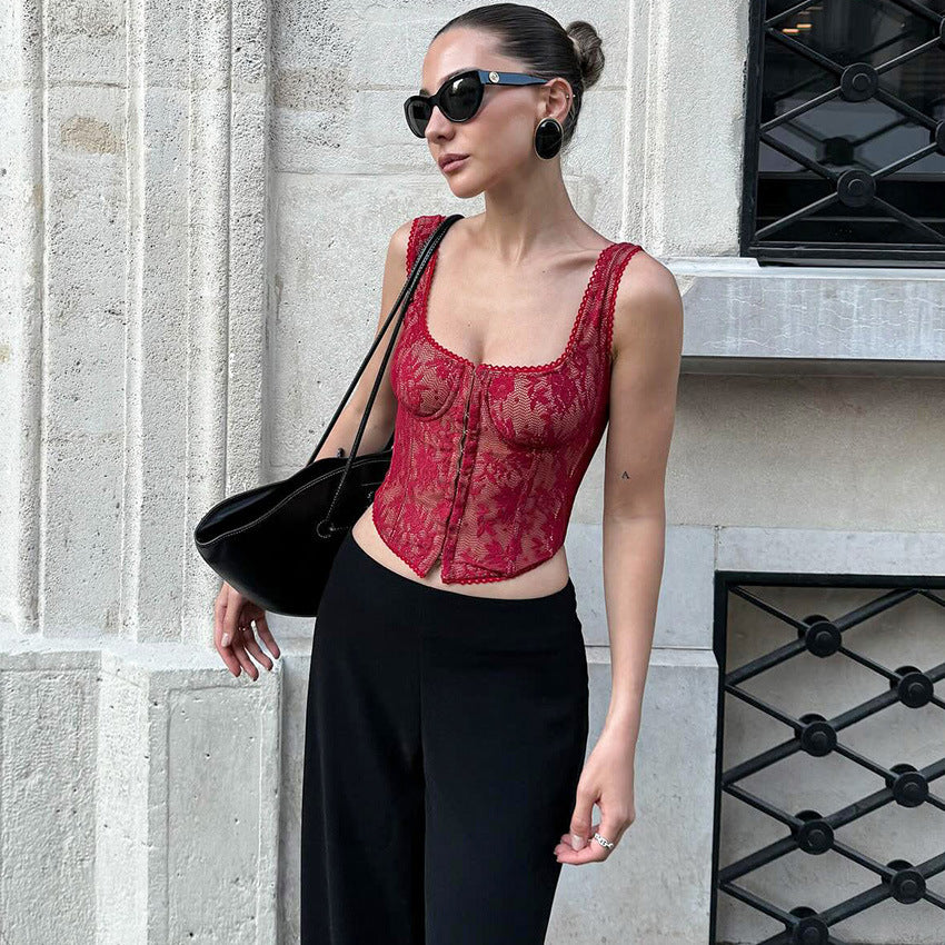 Women's Sexy Fashionable Lace Elegant Camisole by Mirlaine Univers Women's Sexy Fashionable Lace Elegant Camisole Mirlaine Univers womens-sexy-fashionable-lace-elegant-camisole 0 Women's Sexy Fashionable Lace Elegant Camisole Mirlaine Univers Women's Sexy Fashionable Lace Elegant Camisole