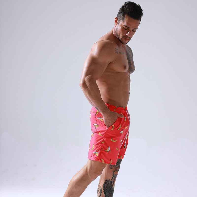 Printed Swimming Trunks Five Points  Big Shorts Surf Pants Speed