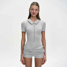 Women's Solid Color Versatile Fashionable Cropped Slimming Jumpsuit