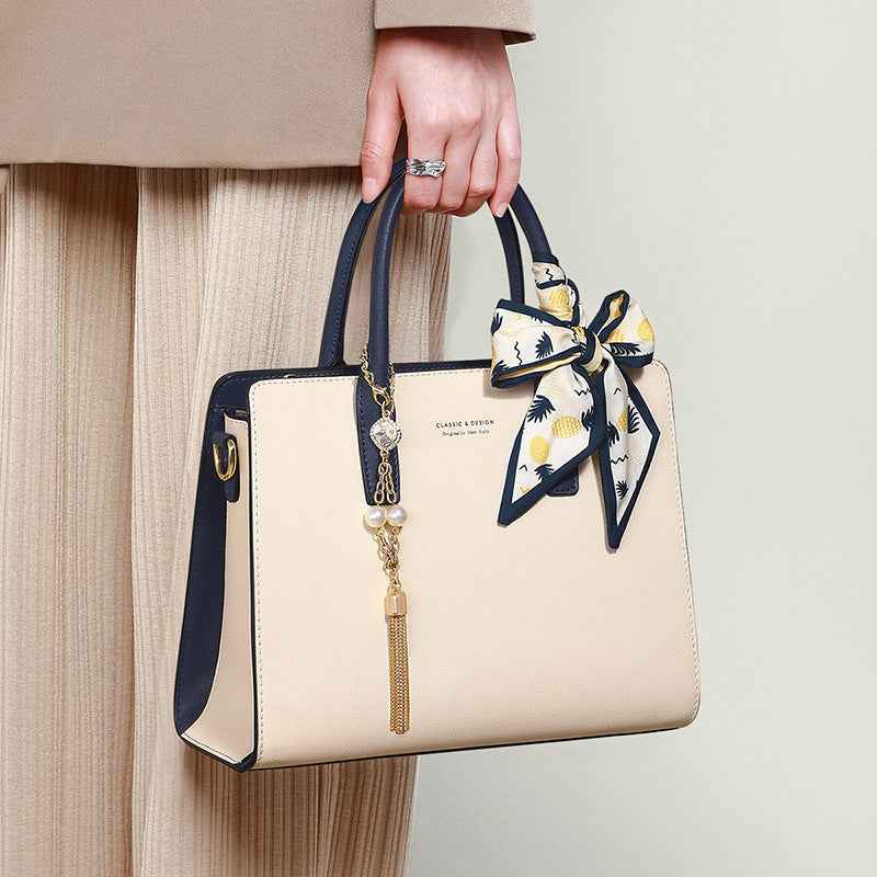 Premium Leather Crossbody Bag With A Spacious Design