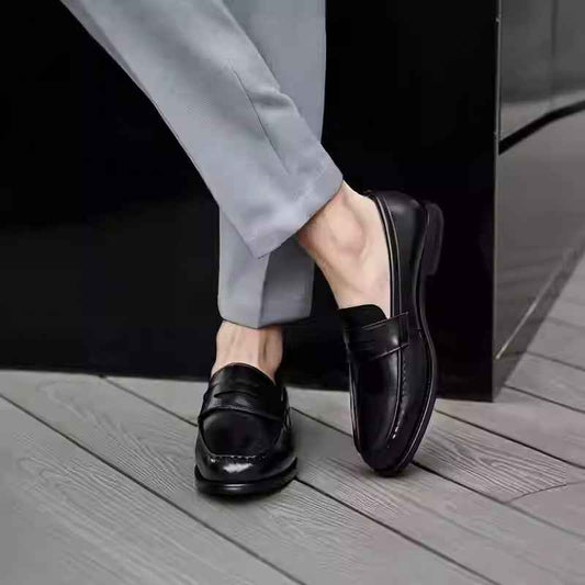 British-style Loafers Comfortable Slip-on Mens Boat Shoes