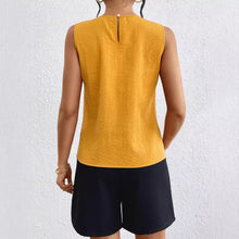 Women's Solid Color Sleeveless V-neck Creative Top by Mirlaine Univers Women's Solid Color Sleeveless V-neck Creative Top Mirlaine Univers womens-solid-color-sleeveless-v-neck-creative-top 0 Women's Solid Color Sleeveless V-neck Creative Top Mirlaine Univers Women's Solid Color Sleeveless V-neck Creative Top