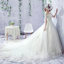 Wedding Dress Bride One-shoulder Trailing French Veil Hepburn Female by Mirlaine Univers