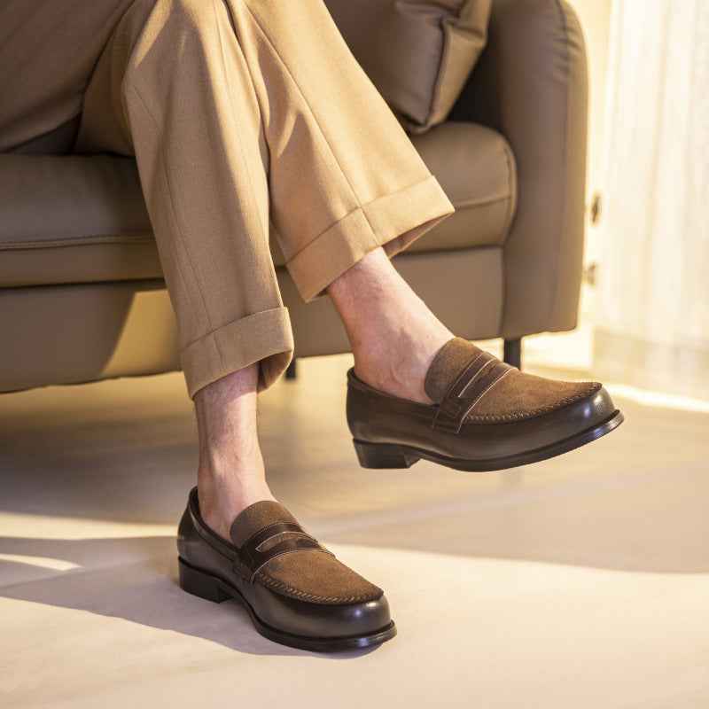 Mens Genuine Leather Business Formal & Casual Loafers