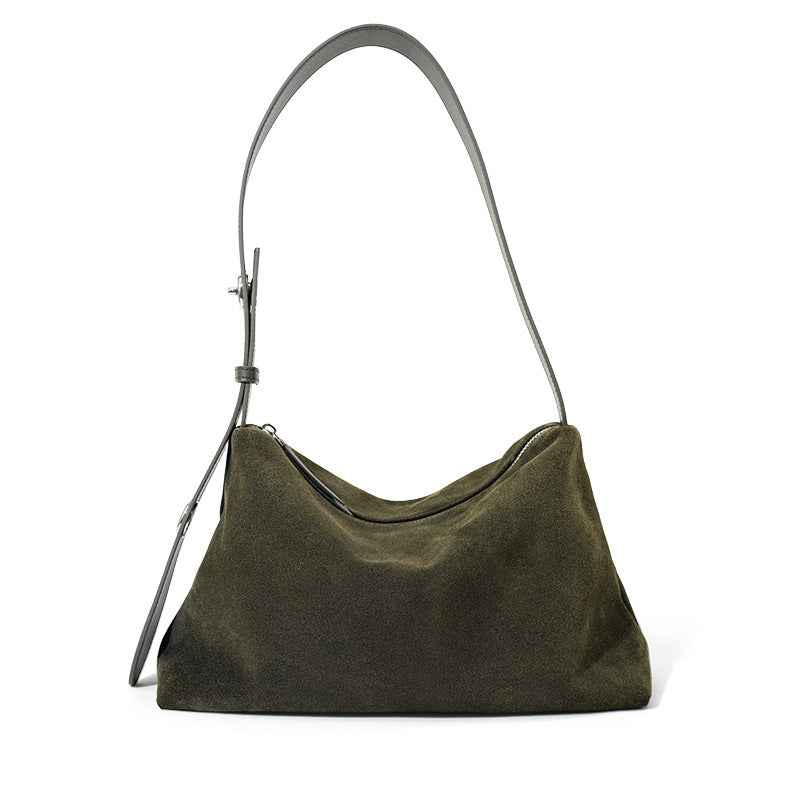 Womens Genuine Leather Bag High-Gloss Matte Cowhide Tote