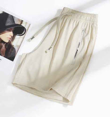 Quick-drying Loose-fitting Mens Sporty Casual Pants Thin Ice Silk Fabric