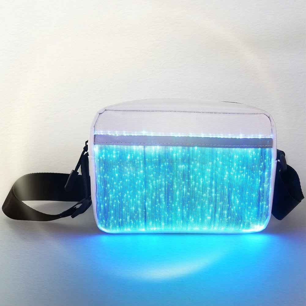Luminous Shoulder Bag With Colorful LED Lights
