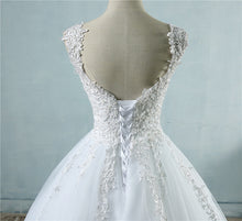 High Waist Wedding Dress With Deep V-neck by Mirlaine Univers