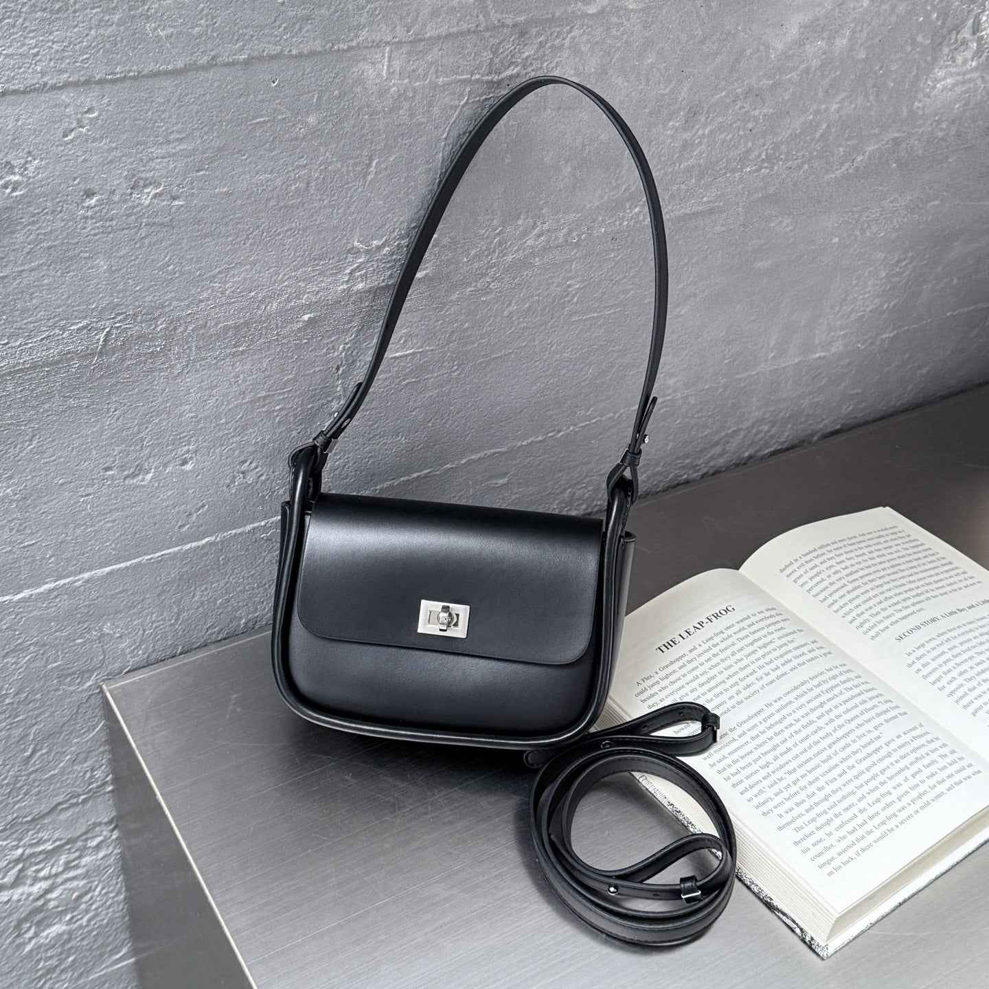 Cowhide Shoulder And Crossbody Bags As Well As Underarm Bags