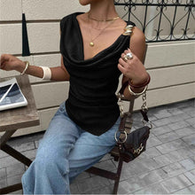 Women's Vest With Metal Decorations Sleeveless Shirt