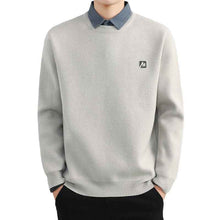 Simple Fake Two Pieces Sweaters Men