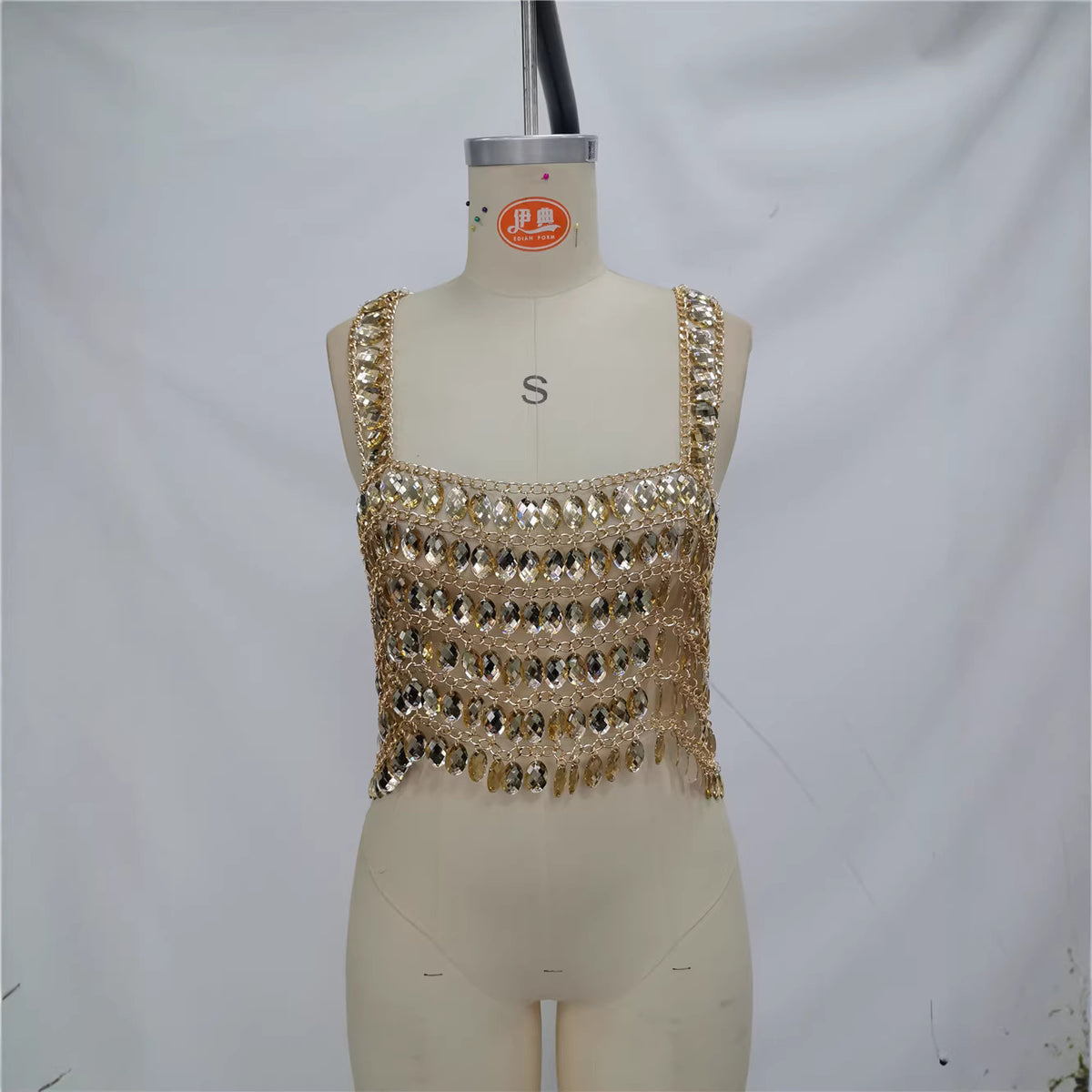 Sparkling Gold Gemstone Multi-Layer All-Match Bustier Vest by Mirlaine Univers Sparkling Gold Gemstone Multi-Layer All-Match Bustier Vest Mirlaine Univers sparkling-gold-gemstone-multi-layer-all-match-bustier-vest 0 Sparkling Gold Gemstone Multi-Layer All-Match Bustier Vest Mirlaine Univers Sparkling Gold Gemstone Multi-Layer All-Match Bustier Vest