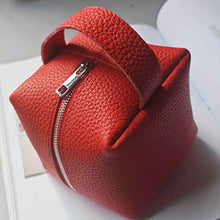 Womens Square Bread-Shaped Cosmetic Skincare Organizer Waterproof Toiletry Bag