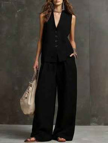 Seasonal Laid-back Linen Suit