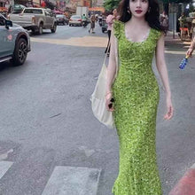 Womens Floral Waist-Cinching Slim-Fit Sexy Lace Slip Dress