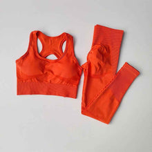 Quick Drying Fitness Shock Resistant Vest Seamless Sports Set