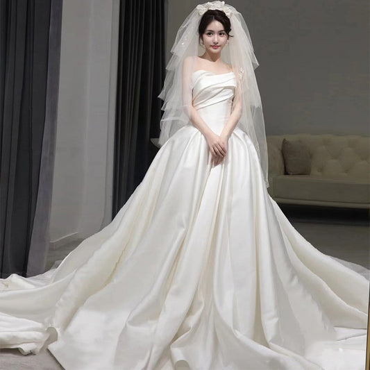 Temperament Princess Style French Satin Tail by Mirlaine Univers