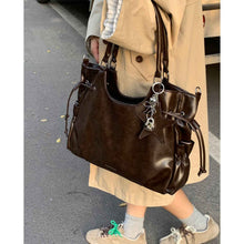 Vintage Biker-style High-capacity Underarm Bag For Women
