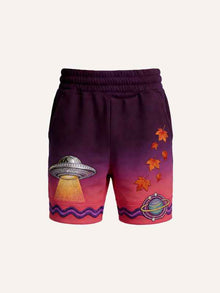 Men's Casual Printed Sports Shorts